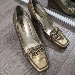 Nine West leather shoes. Size 6